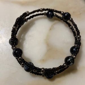 Black and white bracelet